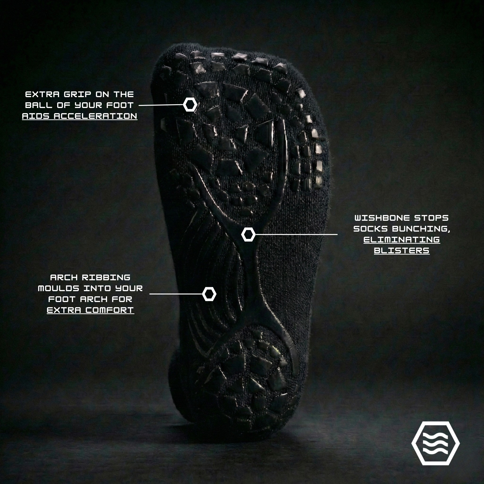 Elite Grip Sock - Black